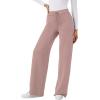 imageXIEERDUO Lounge Sets For Women 2024 Half Zip Sweatshirt And Wide Leg Sweatpant 2 Piece Outfits Sweatsuit Tracksuit22pink
