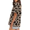 imageXIEERDUO Oversized T Shirts for Women Summer Short Sleeve Tops Loose Scook NeckLeopard