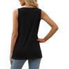 imageXIEERDUO Summer Tank Tops for Women Square Neck Loose Fit Casual Fashion Flowy Sleeveless00ablack