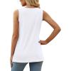 imageXIEERDUO Summer Tank Tops for Women Square Neck Loose Fit Casual Fashion Flowy Sleeveless00awhite