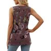 imageXIEERDUO Summer Tank Tops for Women Square Neck Loose Fit Casual Fashion Flowy Sleeveless04rose Floral
