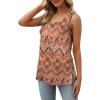 imageXIEERDUO Summer Tank Tops for Women Square Neck Loose Fit Casual Fashion Flowy SleevelessBoho