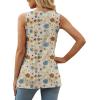 imageXIEERDUO Summer Tank Tops for Women Square Neck Loose Fit Casual Fashion Flowy SleevelessFloral