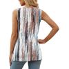 imageXIEERDUO Summer Tank Tops for Women Square Neck Loose Fit Casual Fashion Flowy SleevelessTiedye Brown