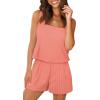imageXIEERDUO Two Piece Set for Women Beach Vacation Clothes Summer Sets Travel Outfits Women Beach Fashion Matching SetsCoral