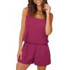 imageXIEERDUO Two Piece Set for Women Beach Vacation Clothes Summer Sets Travel Outfits Women Beach Fashion Matching SetsPink
