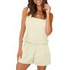 imageXIEERDUO Two Piece Set for Women Beach Vacation Clothes Summer Sets Travel Outfits Women Beach Fashion Matching SetsWhite