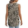 imageXIEERDUO Womens Tank Tops V Neck Eyelet Embroidery Casaul Sleeveless Shirts10black Stripe