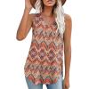 imageXIEERDUO Womens Tank Tops V Neck Eyelet Embroidery Casaul Sleeveless ShirtsBoho