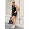 imageWomens Workout Tops Sleeveless Racerback Lightweight Active Tennis Yoga Shirts Athletic Running Tank Top for Women00black