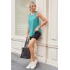 imageWomens Workout Tops Sleeveless Racerback Lightweight Active Tennis Yoga Shirts Athletic Running Tank Top for WomenBlue Green