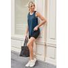 imageWomens Workout Tops Sleeveless Racerback Lightweight Active Tennis Yoga Shirts Athletic Running Tank Top for WomenDark Blue