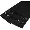 imageXIEERDUO 34 Length Sleeve Womens Tops Dressy Casual Blouses for Women 2025 Trendy V Neck T Shirts Summer ClothesBlack
