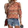 imageXIEERDUO Blouses for Women Dressy Casual 34 Length Sleeve Womens Tops with Smocked CuffsKboho