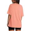 imageOversized T Shirts for Women Summer Crewneck Short Sleeve Basic Tops Loose FitEcoral