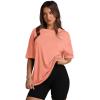 imageOversized T Shirts for Women Summer Crewneck Short Sleeve Basic Tops Loose FitEcoral