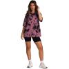 imageOversized T Shirts for Women Summer Crewneck Short Sleeve Basic Tops Loose FitGpink Tie Dye