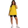 imageOversized T Shirts for Women Summer Crewneck Short Sleeve Basic Tops Loose FitJyellow