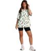 imageOversized T Shirts for Women Summer Crewneck Short Sleeve Basic Tops Loose FitMulti Leaf