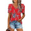 16-red Floral