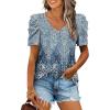 17-floral Beige Blue