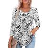 imageXIEERDUO 34 Length Sleeve Womens Tops Crew Neck Pleated Blouses For Women Dressy Casual Tunic Shirts S3XLLovely Love
