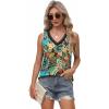 imageXIEERDUO Womens Lace V Neck Tank Tops Summer Spring Sleeveless Shirts Casual Flowy Clothes Trendy Outfits S3XLPrinted F