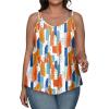 imageXIEERDUO Womens Tank Tops Spaghetti Strap Camisoles Eyelet Embroidery Scoop Neck TopsO Colorful