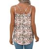 imageXIEERDUO Womens Tank Tops Spaghetti Strap Camisoles Eyelet Embroidery Scoop Neck TopsQ Multicolor