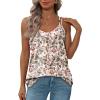 imageXIEERDUO Womens Tank Tops Spaghetti Strap Camisoles Eyelet Embroidery Scoop Neck TopsQ Multicolor