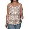 imageXIEERDUO Womens Tank Tops Spaghetti Strap Camisoles Eyelet Embroidery Scoop Neck TopsQ Multicolor