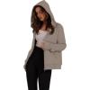 imageXIEERDUO Womens Zip Up Hoodies Sweatshirt Fleece Jackets 2024 Fall Fashion Outfits Winter ClothesKhaki