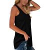 imageWomens Tank Tops Racerback Loose Shirts for Women Summer01black
