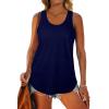 imageWomens Tank Tops Racerback Loose Shirts for Women Summer06navyblue
