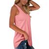 imageWomens Tank Tops Racerback Loose Shirts for Women Summer07coral