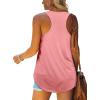 imageWomens Tank Tops Racerback Loose Shirts for Women Summer07coral