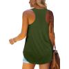 imageWomens Tank Tops Racerback Loose Shirts for Women Summer09amrygreen