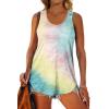 imageWomens Tank Tops Racerback Loose Shirts for Women Summer21tdpink