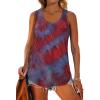 imageWomens Tank Tops Racerback Loose Shirts for Women Summer23tdpurple