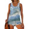 imageWomens Tank Tops Racerback Loose Shirts for Women Summer24tdblue