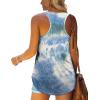 imageWomens Tank Tops Racerback Loose Shirts for Women Summer24tdblue