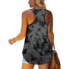 imageWomens Tank Tops Racerback Loose Shirts for Women Summer50black Tiedye