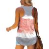 imageWomens Tank Tops Racerback Loose Shirts for Women Summer50color Block Tiedye