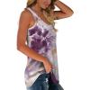 imageWomens Tank Tops Racerback Loose Shirts for Women Summer50purple Tiedye
