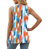 imageXIEERDUO Summer Tank Tops for Women Square Neck Loose Fit Casual Fashion Flowy Sleeveless02colorful
