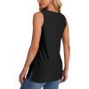 imageXIEERDUO Womens Tank Tops Sleeveless Eyelet Embroidery Summer Tops Dressy Casual Loose FitBlack