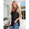 imageXIEERDUO Womens Tank Tops Sleeveless Eyelet Embroidery Summer Tops Dressy Casual Loose FitBlack