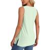 imageXIEERDUO Womens Tank Tops Sleeveless Eyelet Embroidery Summer Tops Dressy Casual Loose FitLight Green