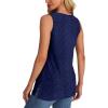imageXIEERDUO Womens Tank Tops Sleeveless Eyelet Embroidery Summer Tops Dressy Casual Loose FitNavy
