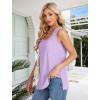 imageXIEERDUO Womens Tank Tops Sleeveless Eyelet Embroidery Summer Tops Dressy Casual Loose FitPurple